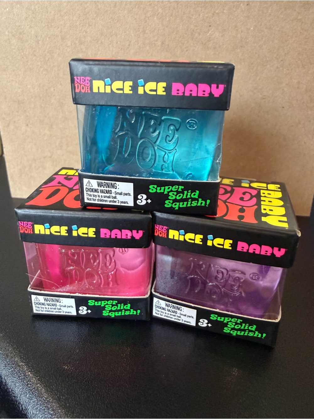 Set of 3 Needoh Nice Ice Baby